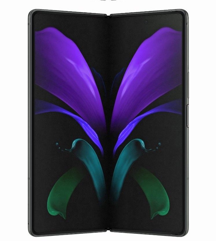 Samsung Galaxy Z Fold 2 Black Leaked Render
