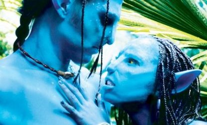 A screenshot from the Avatar XXX porn film.