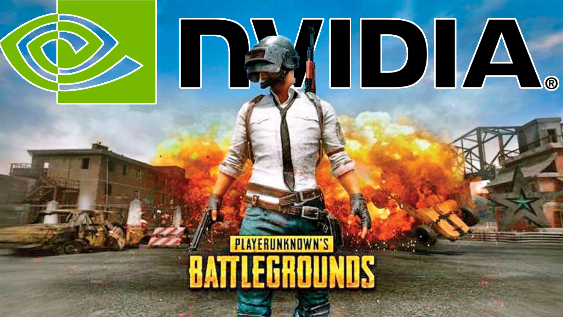 PUBG Battlegrounds with NVIDIA Logo
