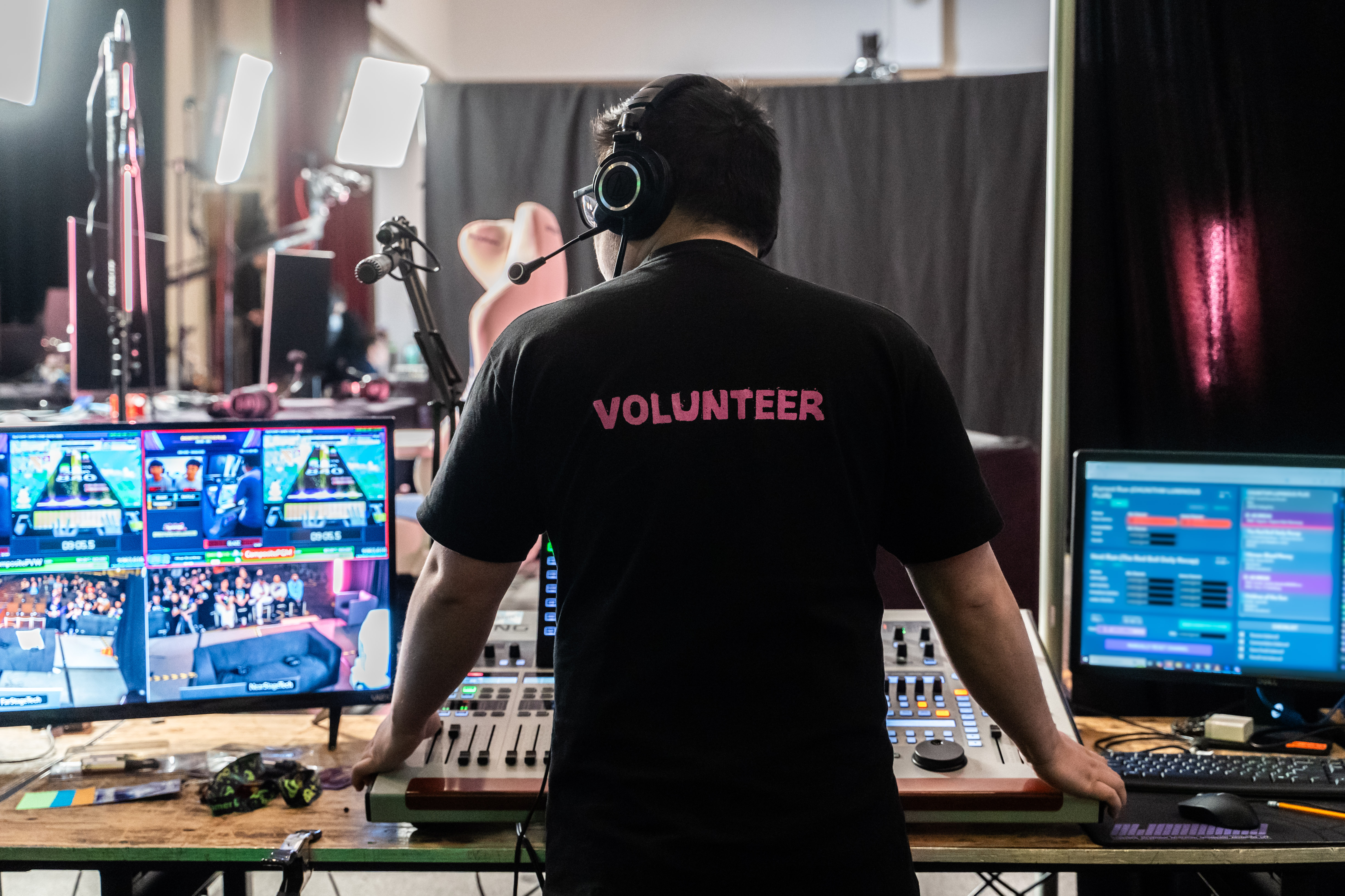 An upgraded Dante AV ecosystem enables ease of use for volunteers in the control room and behind the camera. 