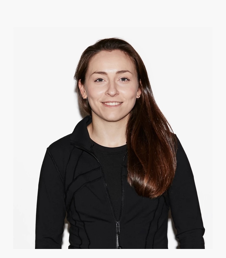 headshot of a woman with dark hair