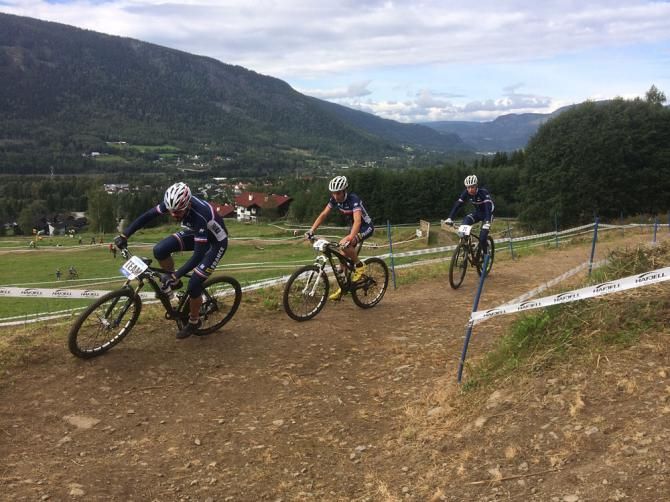 The French team in training