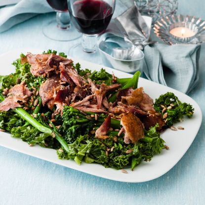 Duck and Healthy Greens Salad
