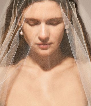 woman in veil