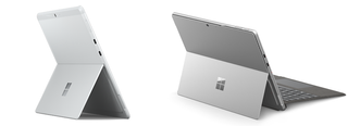 Surface Pro X (left) vs Surface Pro 9 (right)