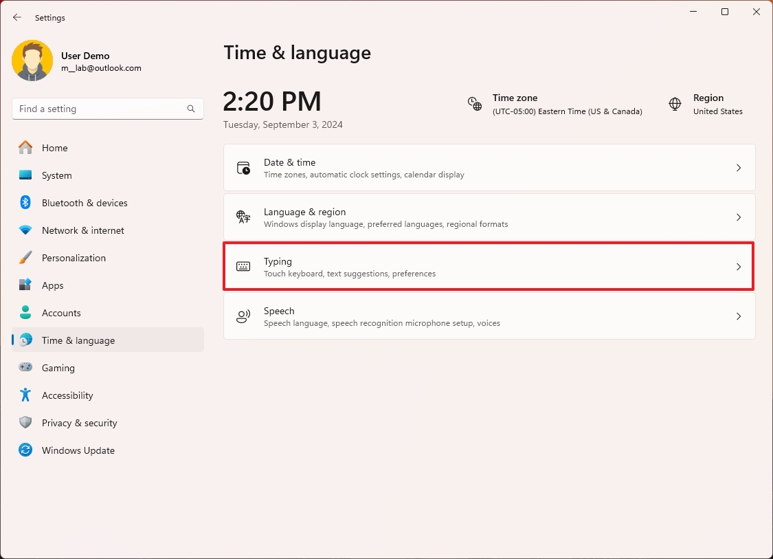 How to configure spell checker and autocorrect features on Windows 11