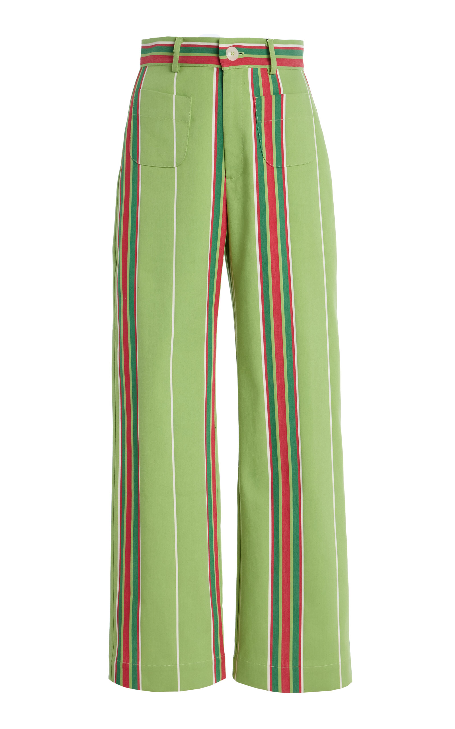 Exclusive Riviera Pippi Striped Cotton Pants