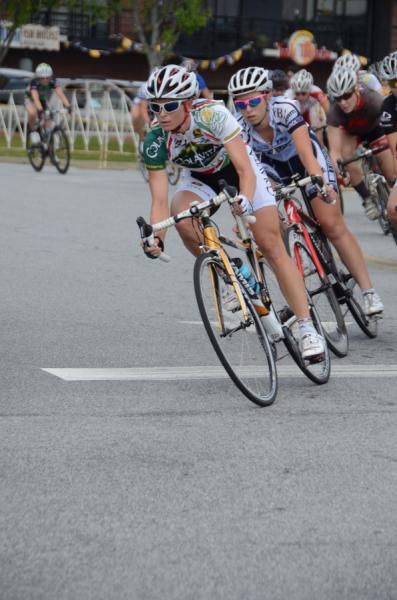 Colavita and TIBCO were active on the front early in the race.