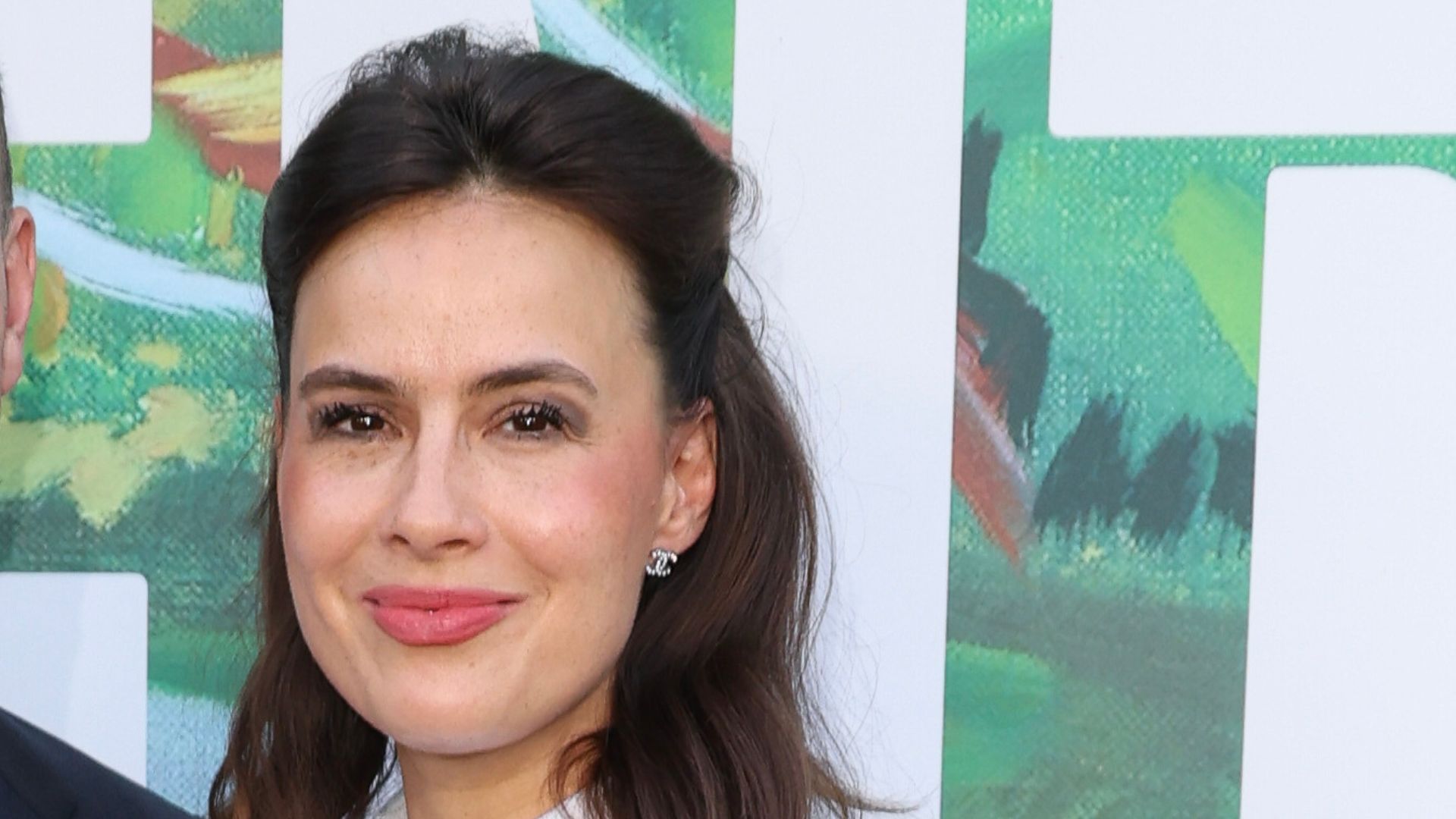 Sophie Winkleman wearing white ME+EM midi dress to attend the Serpentine Summer Party on June 23, 2026 in London, England