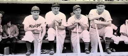 Members of the 1942 All-Star team.