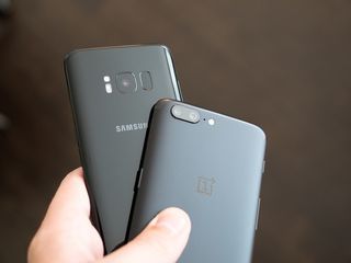 OnePlus 5 and Galaxy S8