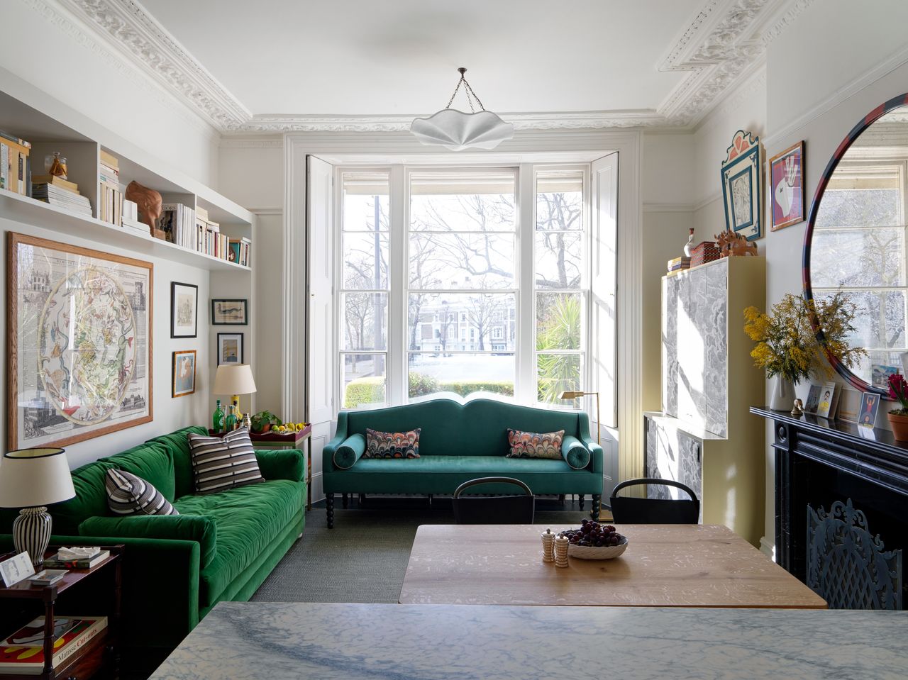 Living room designed by Beata Heuman