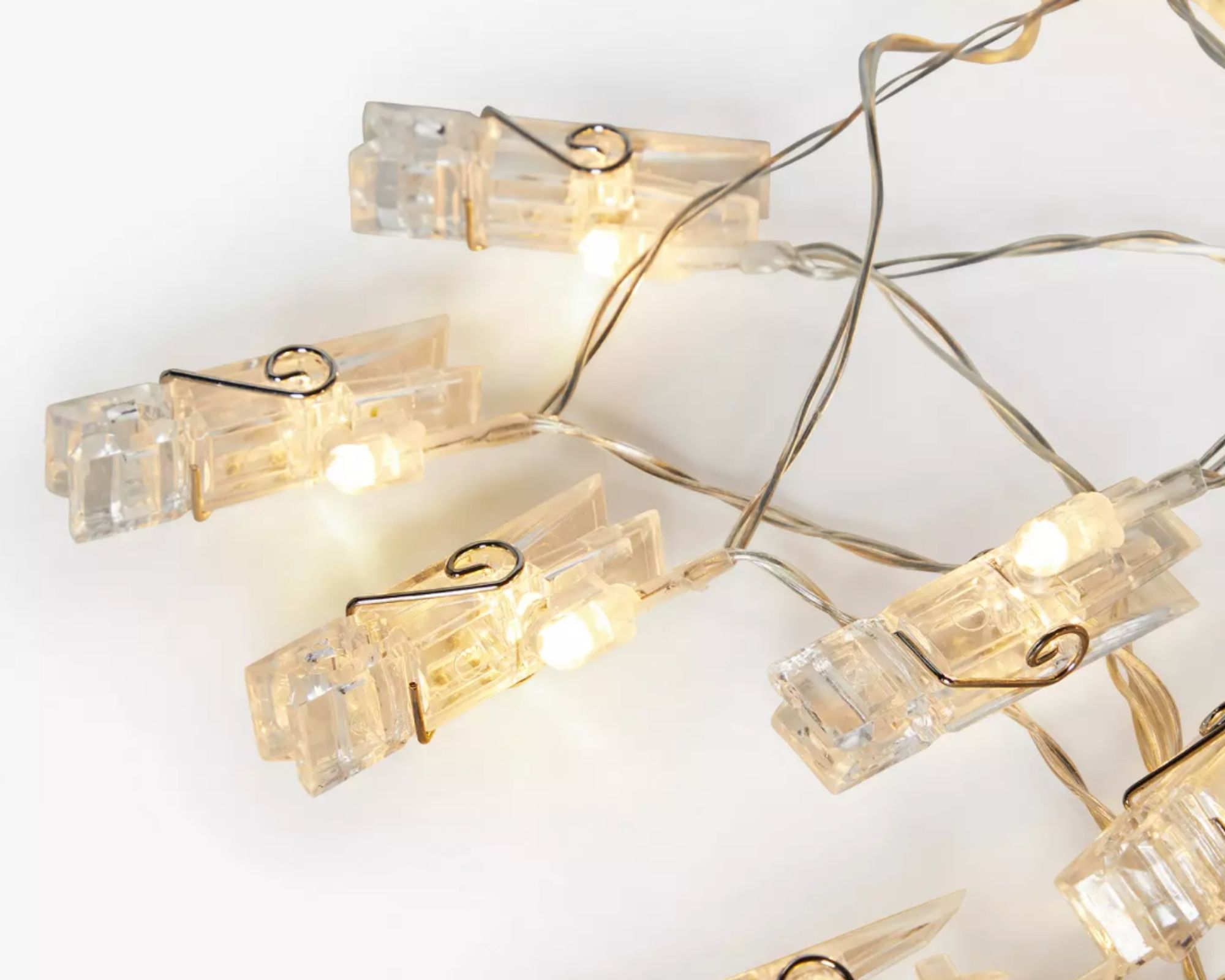 little home at John Lewis Peg Clip Line Lights