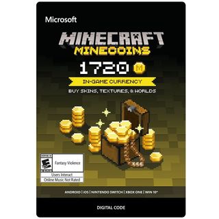 Minecraft Minecoins gift card.