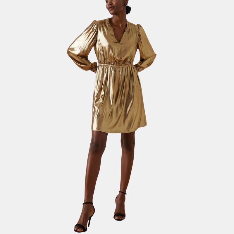 Image of gold dress