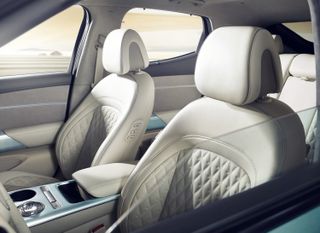 The interior of new Genesis GV60 electric car