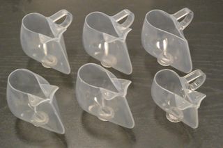Astronauts using the ISSpresso espresso coffee machine on the International Space Station will test these specially designed cups for coffee drinking in weightlessness.