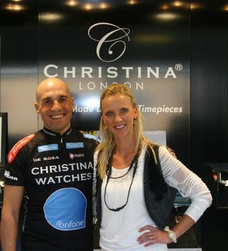 Angelo Furlan and Christina Watches-Onfone team owner Christina Hembo