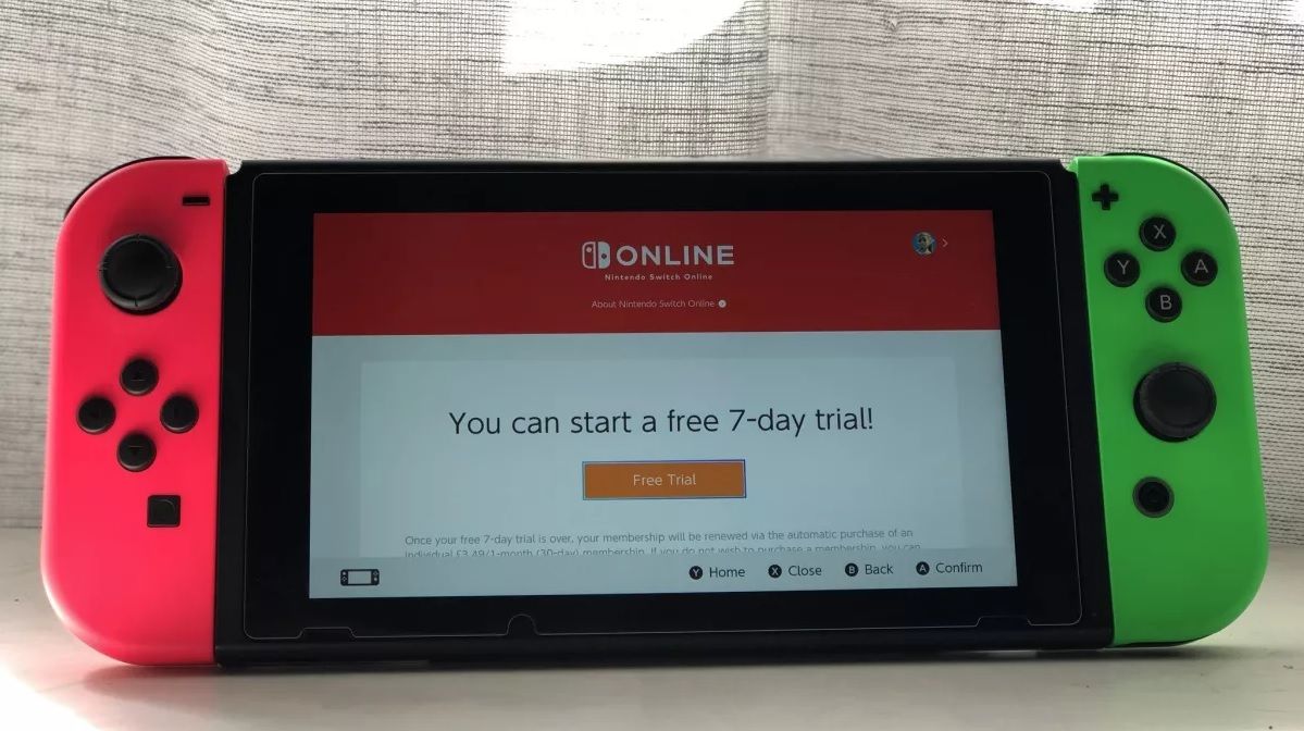 Nintendo Switch Online free trial hero image