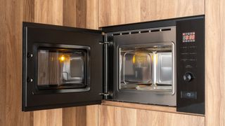 Where should a microwave go in the kitchen