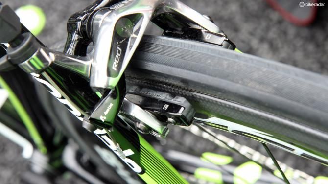 We've spotted lots of riders and teams shoehorn Campagnolo pads into non-Campagnolo brake calipers