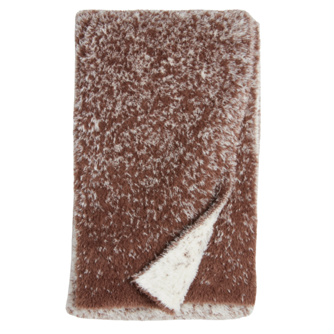 Reversible Eyelash Throw Blanket