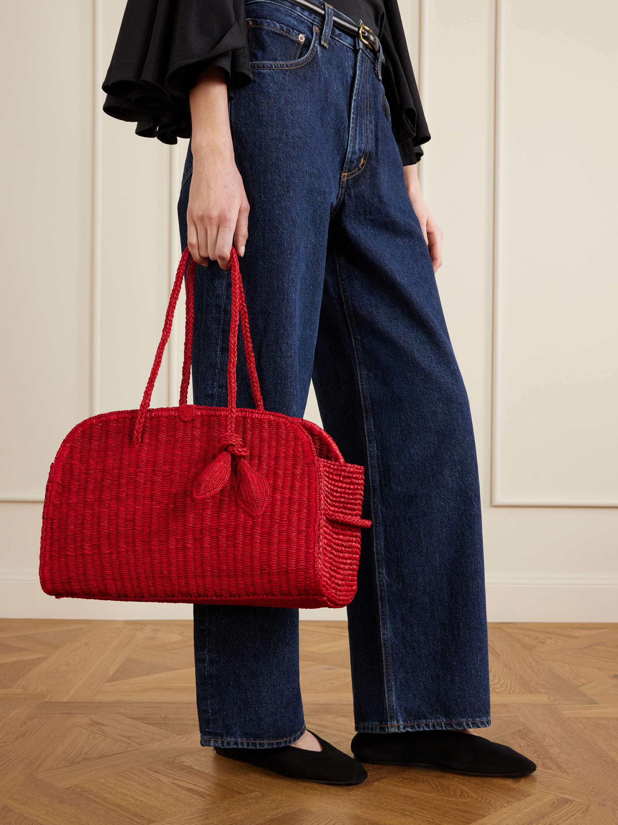 The Turismo Raffia Shoulder Bag