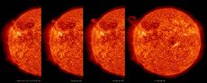 Sun Filament Breaking Off Into Space 