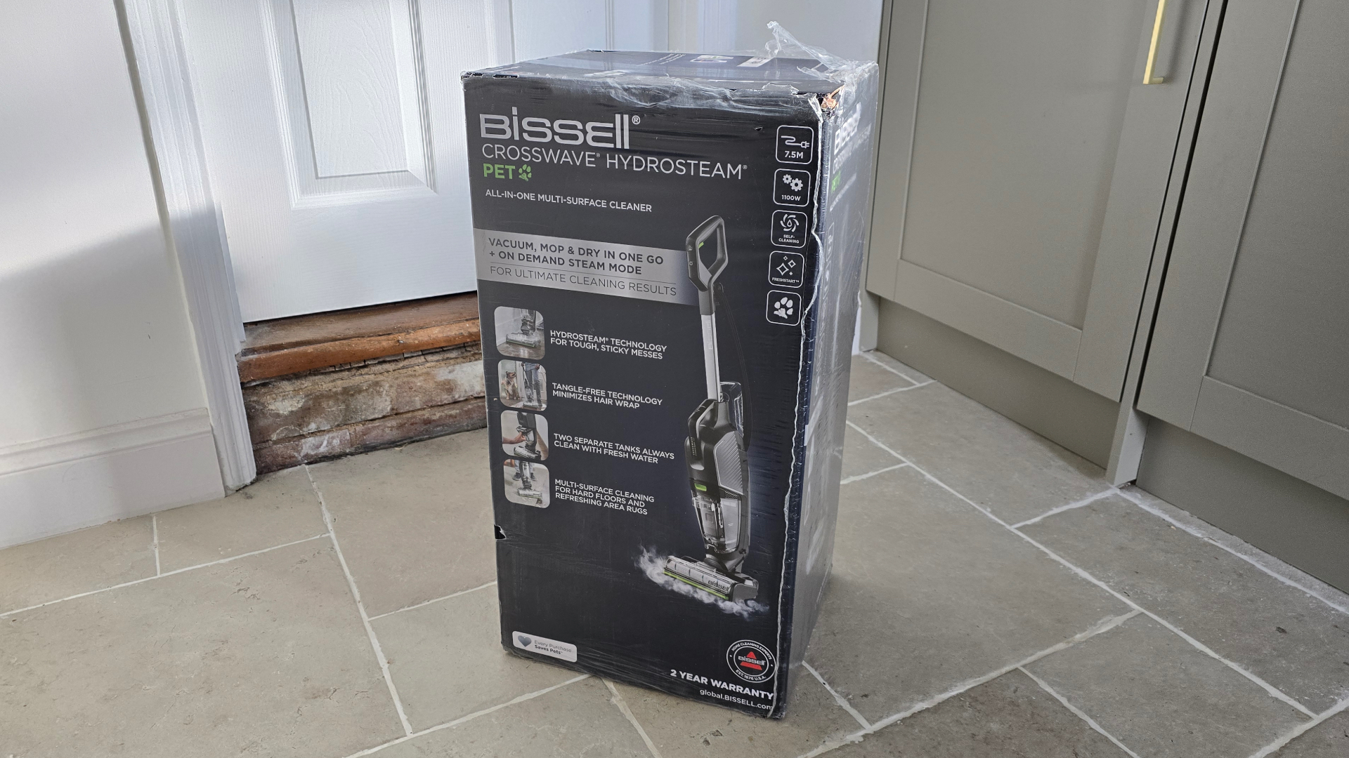 Bissell CrossWave HydroSteam Pet in box