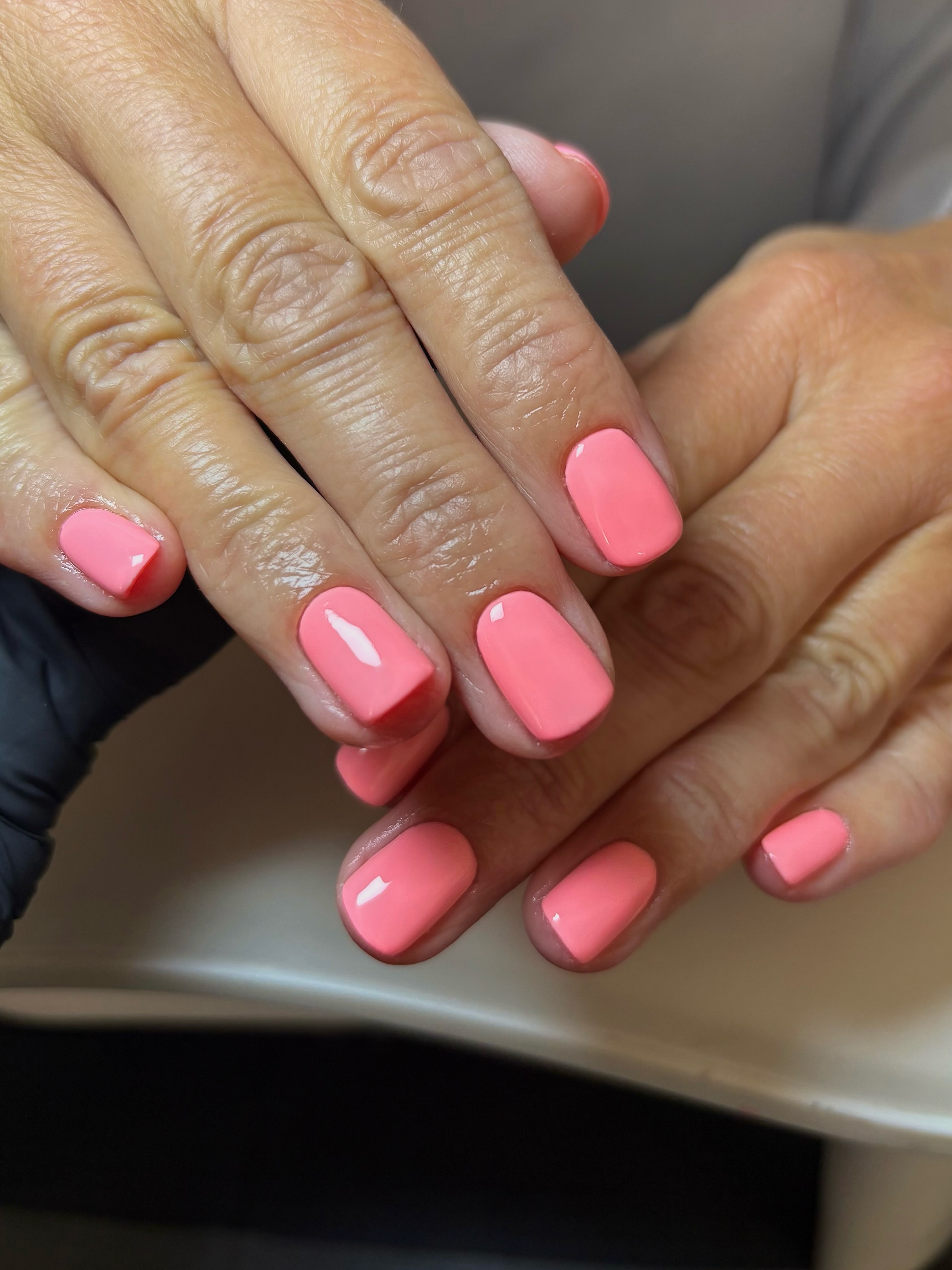 pink coral nails