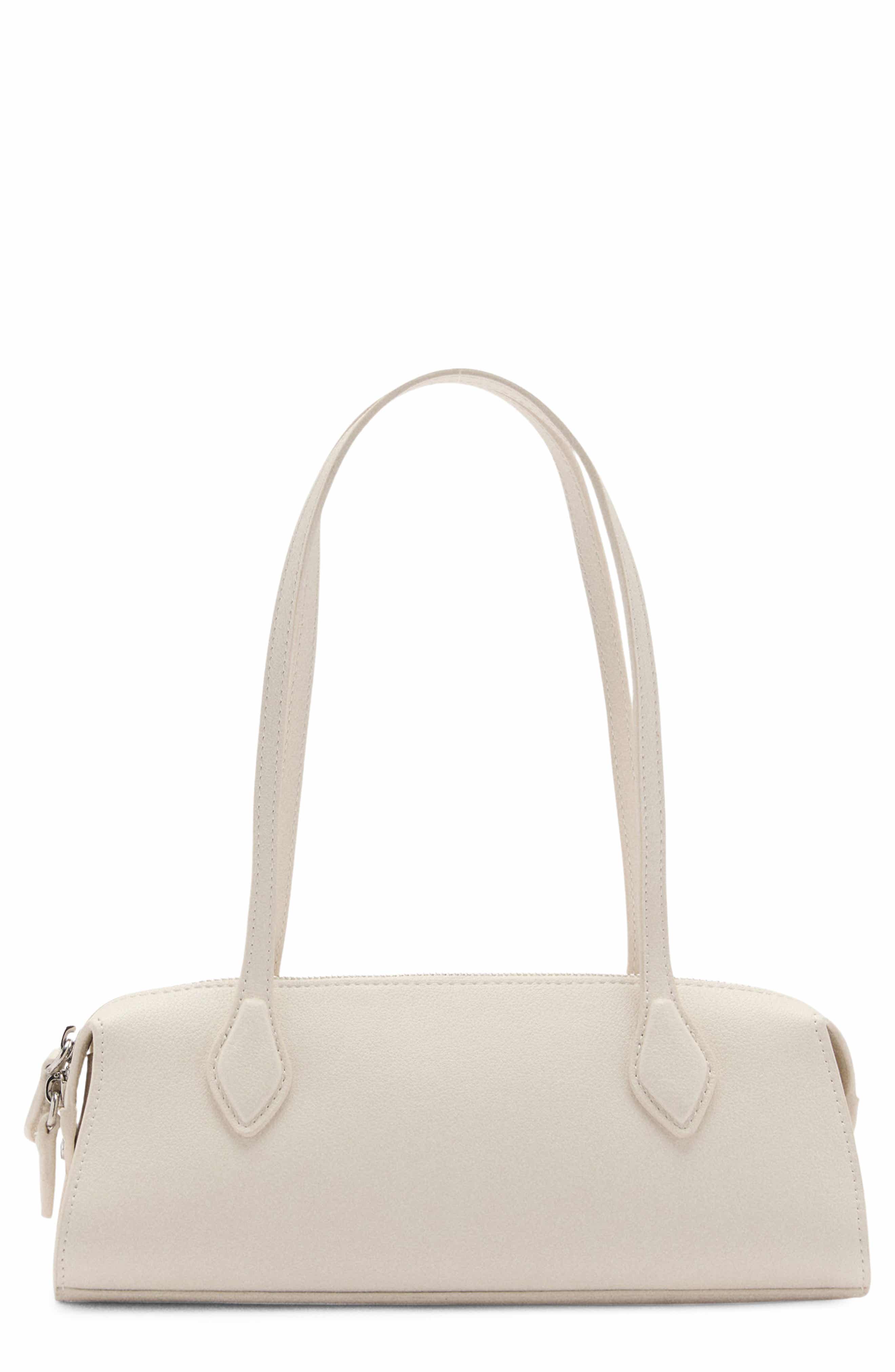 Faux Leather Bowling Bag