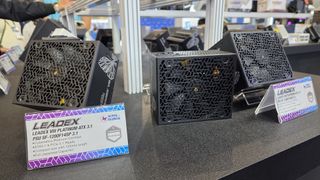 Super Flower PSUs at Computex 2025, featuring the Leadex VIII Platinum