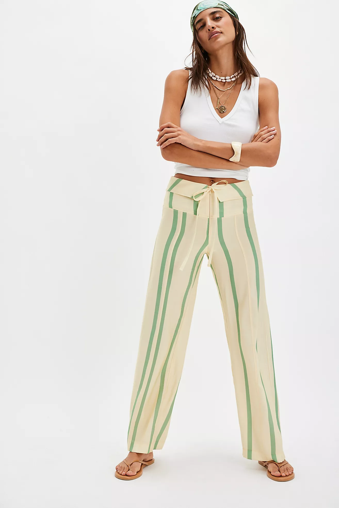 Lagaam Tashi Striped Flow Pants