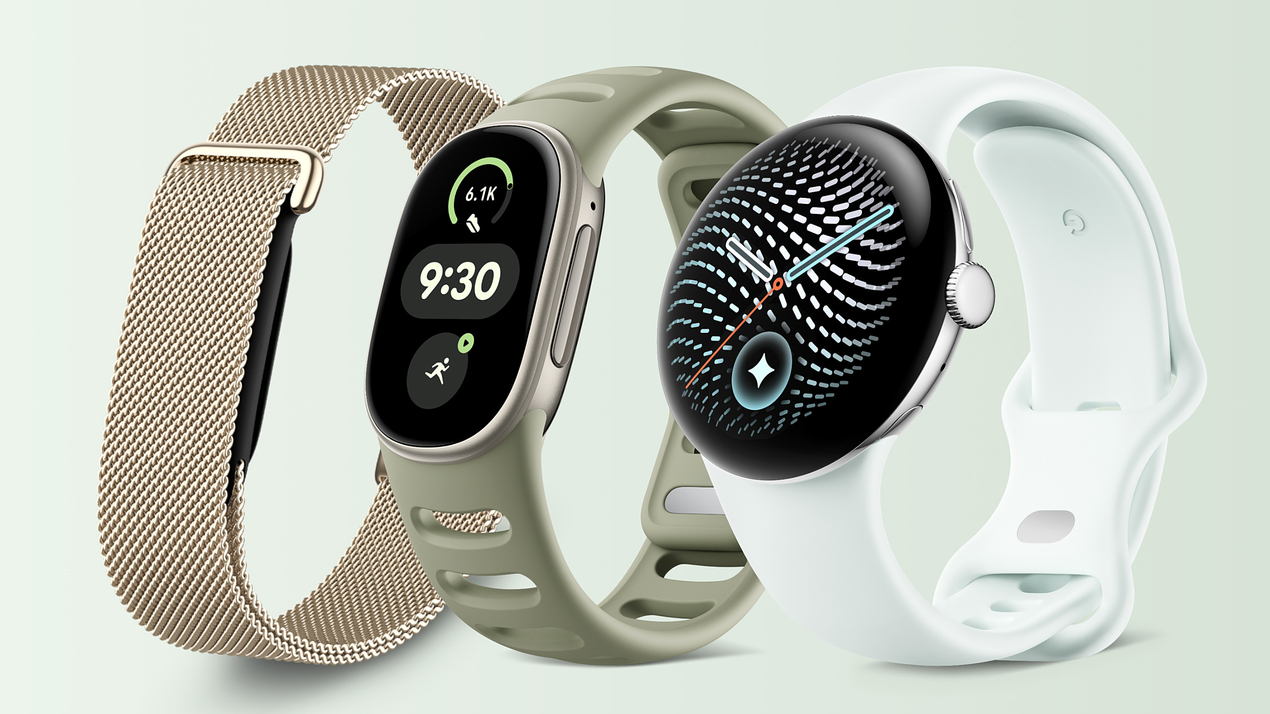 Close-up of the Fitbit Edge fitness tracker