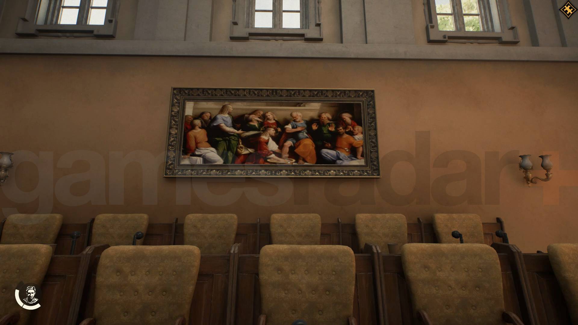 Indy DLC safe clue apostles painting
