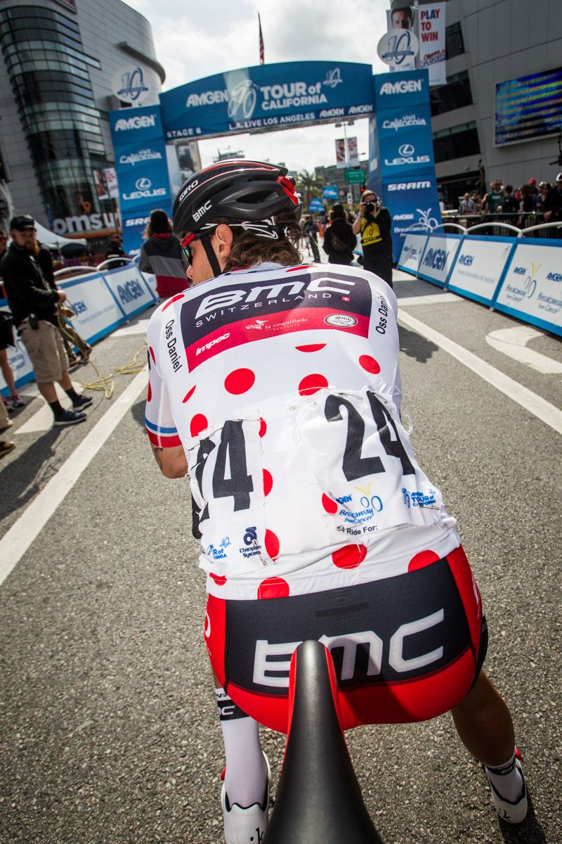 Daniel Oss (BMC) took home the climbers jersey for the week