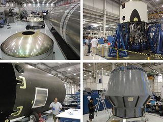 SpaceX Rocket Factory Collage