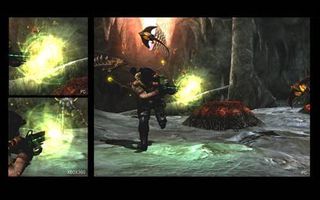 In some action sequences, the effects in Lost Planet can look a little blurry on the Xbox 360. In the PC version, the resolution of the effects are much more enhanced than the 360 version.