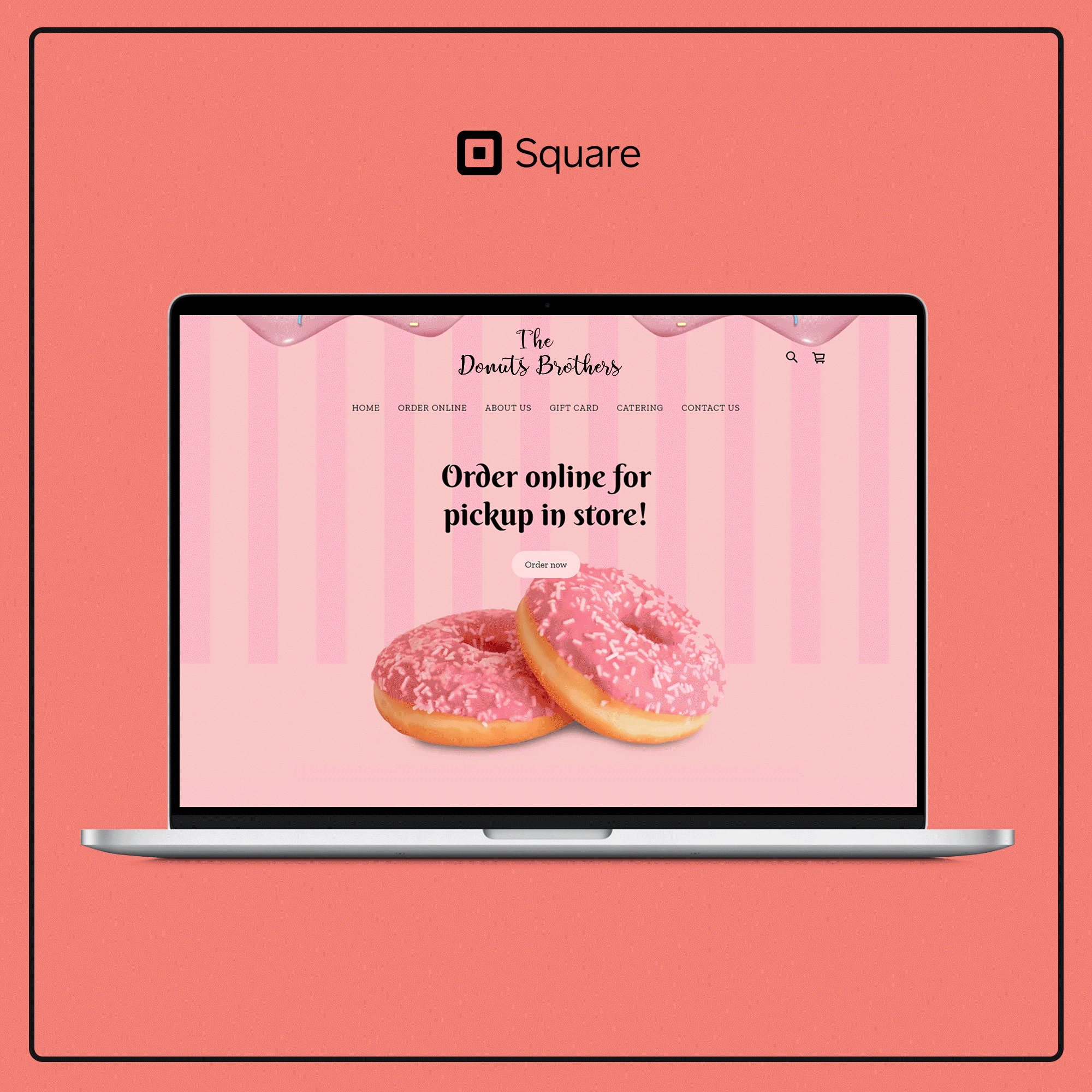 laptop with pink design on it