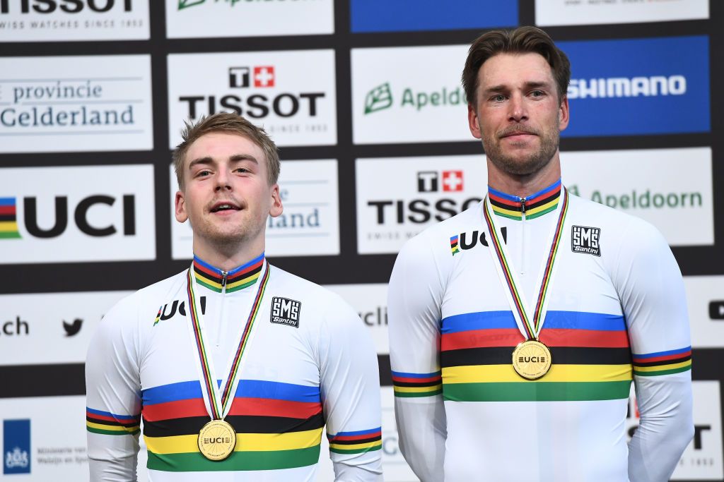 Theo Reinhardt and Roger Kluge - Madison world champions