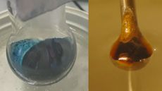 Scientists transitioned ammonia into a metallic bronze.