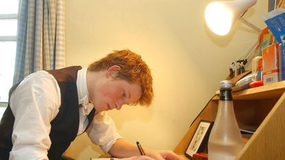 Prince Harry At His Desk