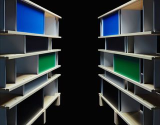'Nuage' bookcase, by Charlotte Perriand for Cassina photographed by Karl Lagerfeld