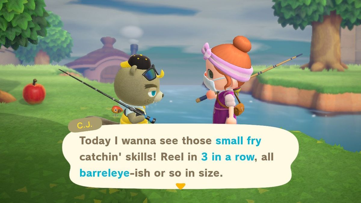 Animal Crossing New Horizons — C.J. fishing guide iMore