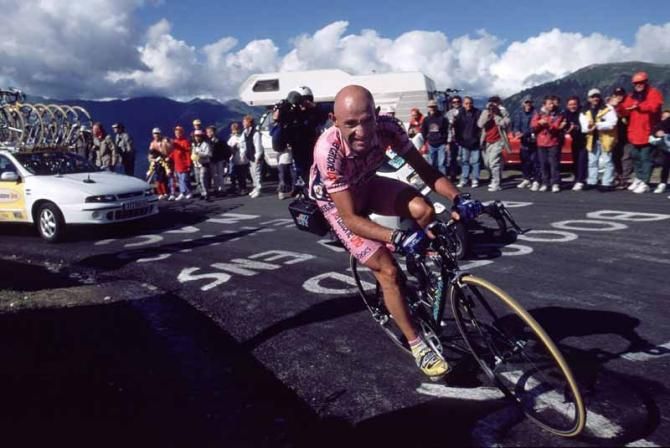 Pantani was at his best when attacking in the mountains