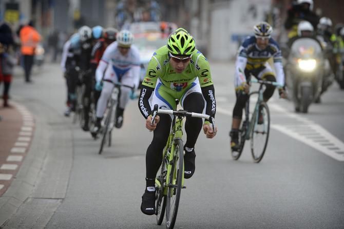 Peter Sagan (Cannondale) launches his race-winning move with 4km to go