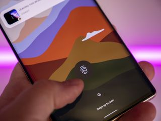 Pixel 6 Fingerprint Scanner