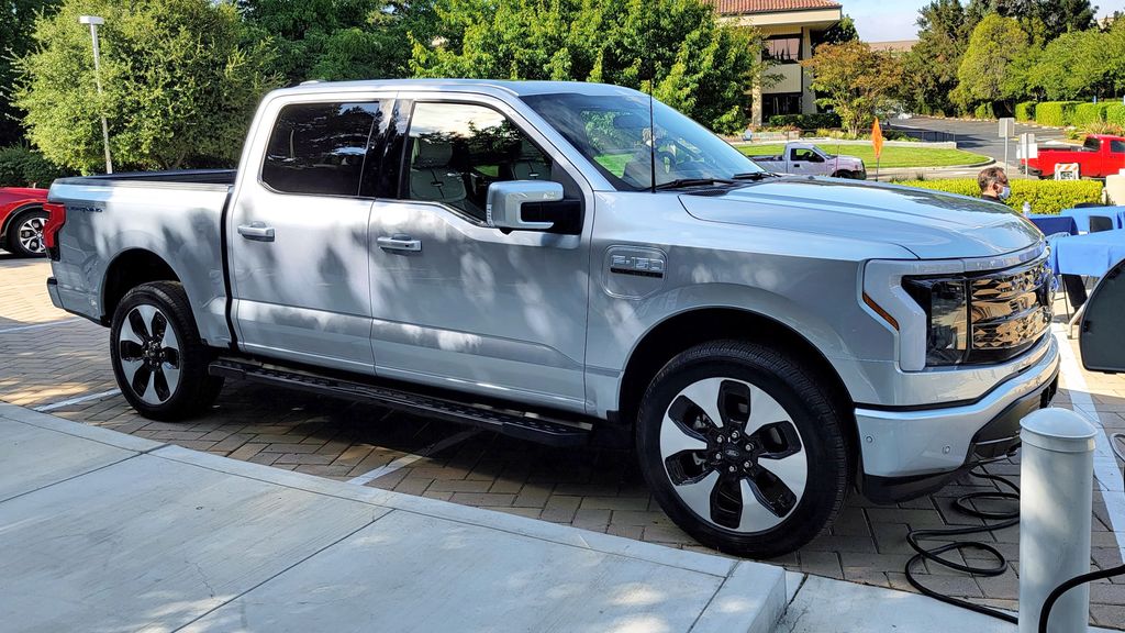 Check out the Ford F150 Lightning from all angles with space for