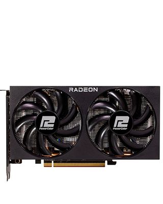 Product shot of AMD Radeon RX 7600, one of the best budget graphics cards