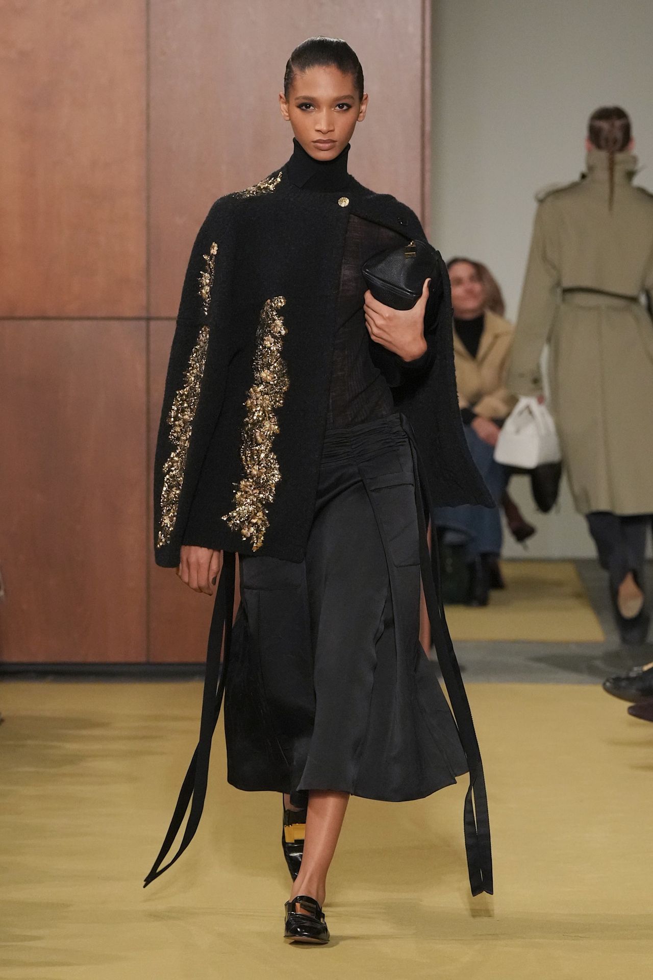 models on the Fall 2026 Tory Burch fashion show runway
